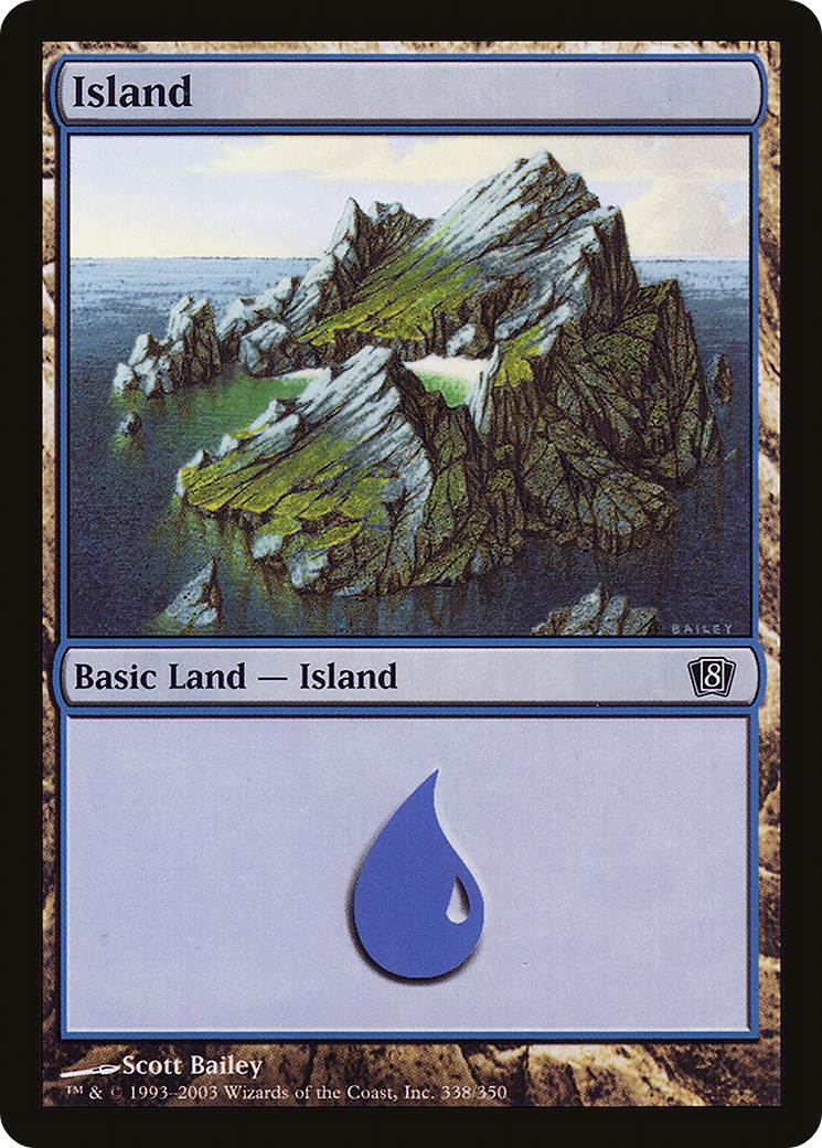 Island (8ED-338) [8th Edition] Foil