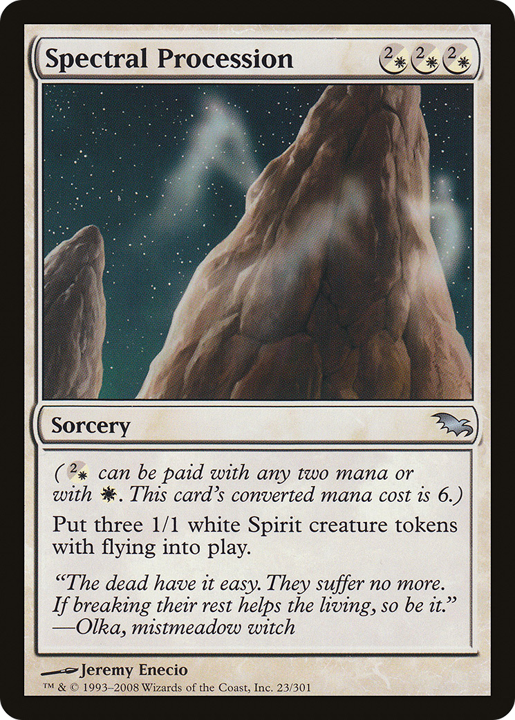Spectral Procession (SHM-023) [Shadowmoor] Foil