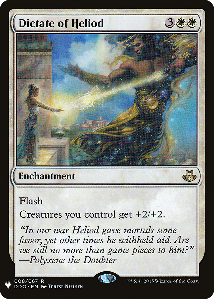 Dictate of Heliod (LIST-008) [The List]