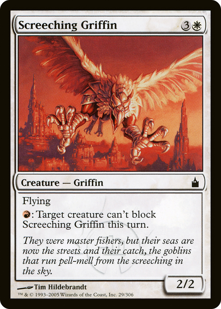 Screeching Griffin (RAV-029) [Ravnica: City of Guilds] Foil