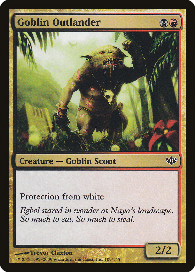 Goblin Outlander (CON-109) [Conflux] Foil