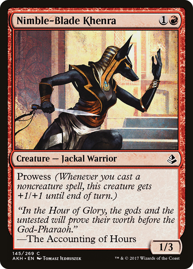 Nimble-Blade Khenra (AKH-145) [Amonkhet]