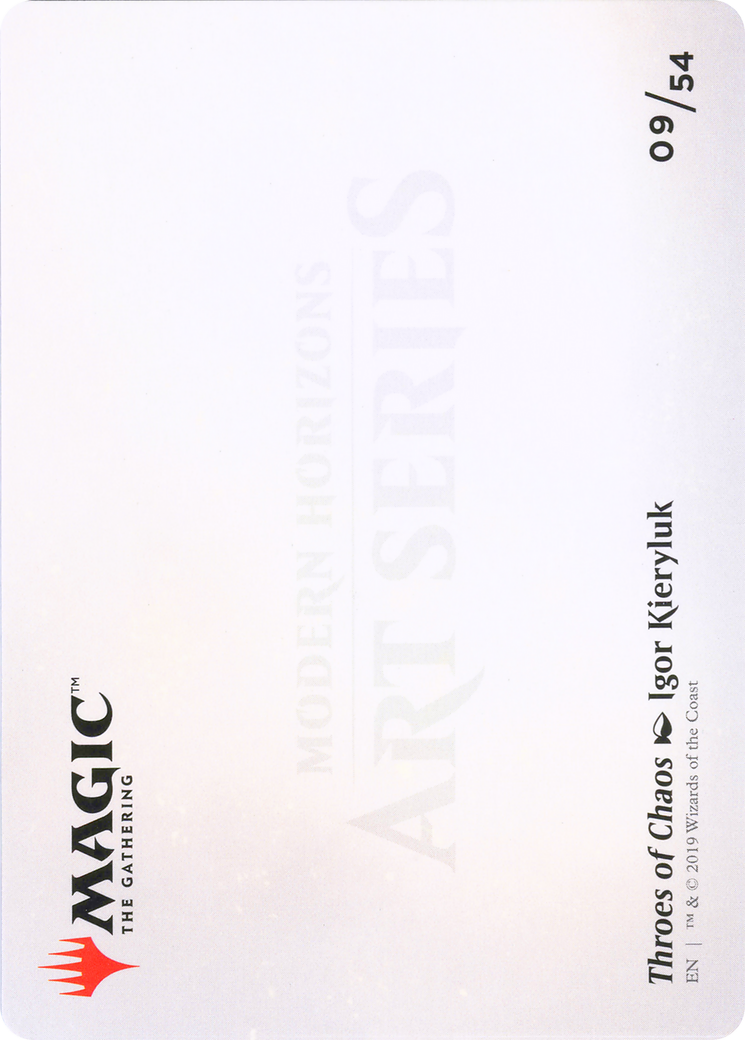 Throes of Chaos (Art Series) (ASMH1-009) (Borderless) [Modern Horizons Art Series]