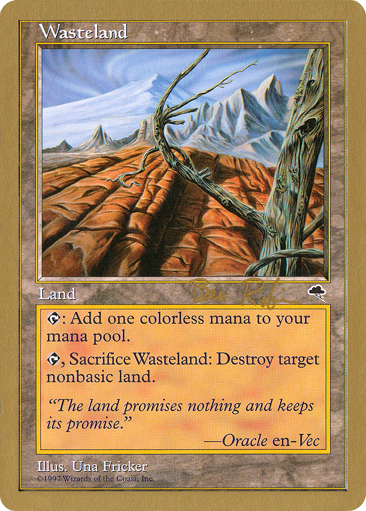 Wasteland - 1998 Ben Rubin (TMP) [World Championship Decks 1998]