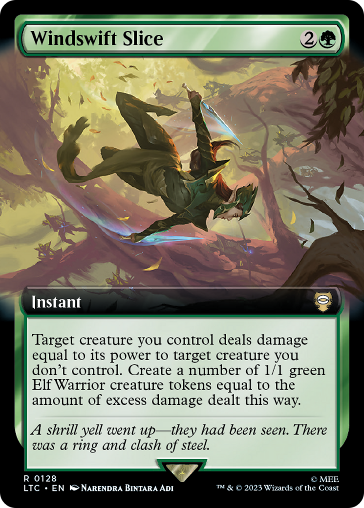 Windswift Slice (Extended Art) (LTC-128) [Tales of Middle-earth Commander]