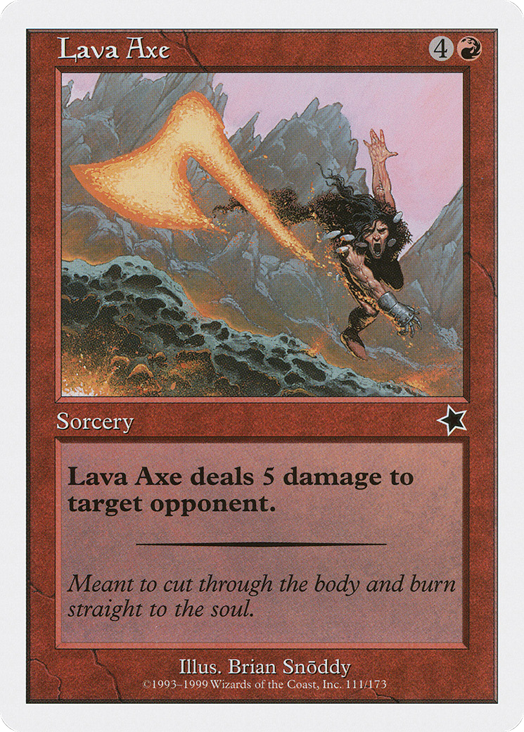 Lava Axe (S99-111) [Starter 1999]