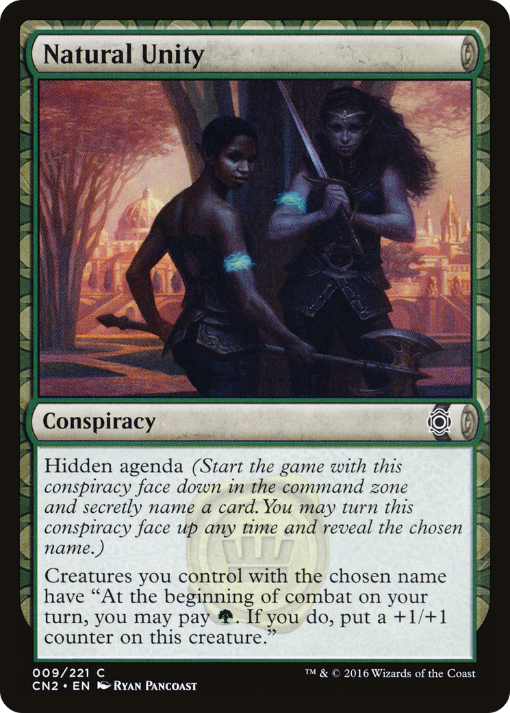 Natural Unity (CN2-009) [Conspiracy: Take the Crown] Foil