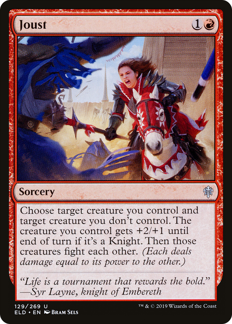 Joust (ELD-129) [Throne of Eldraine]