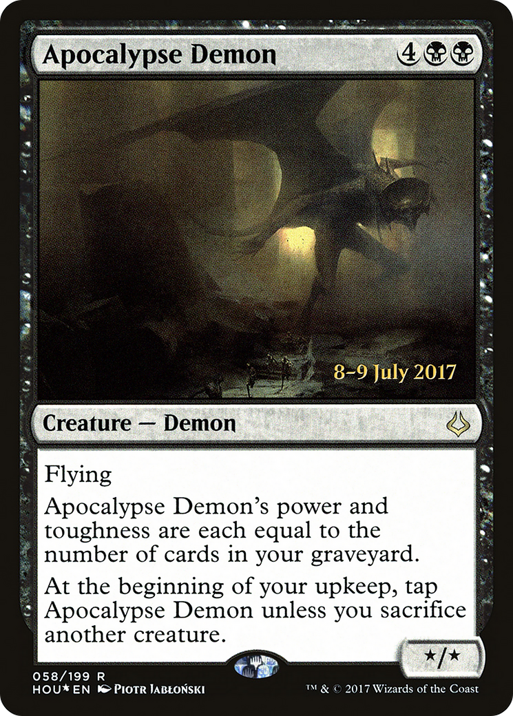 Apocalypse Demon (PRE-058) [Hour of Devastation Promos] Foil