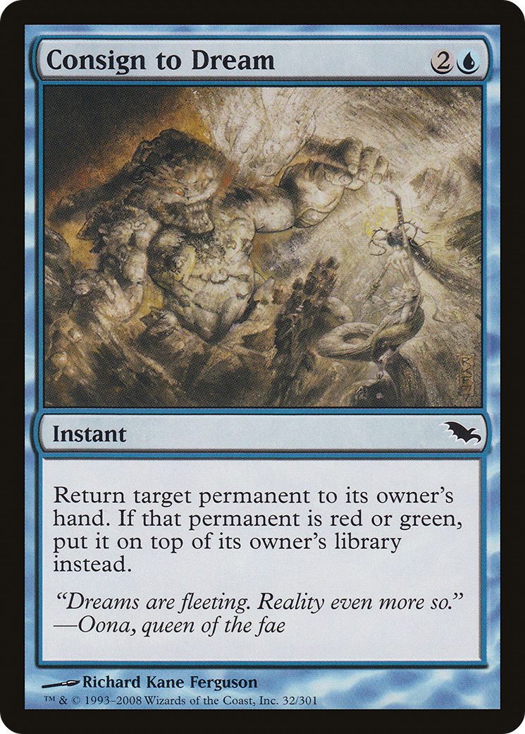 Consign to Dream (SHM-032) [Shadowmoor] Foil