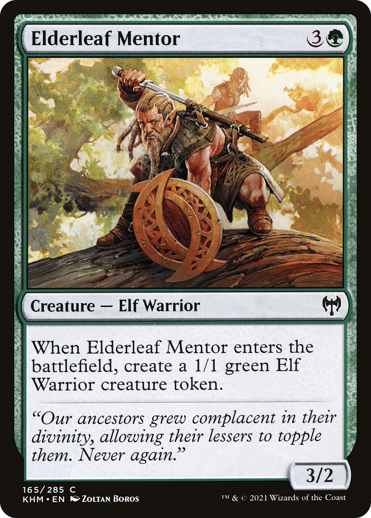 Elderleaf Mentor (KHM-165) [Kaldheim]