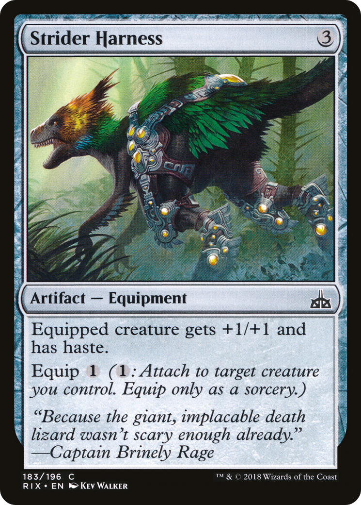 Strider Harness (RIX-183) [Rivals of Ixalan] Foil