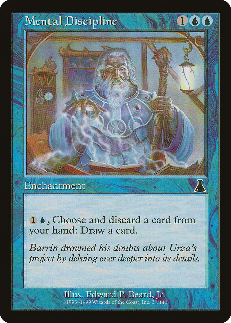 Mental Discipline (UDS-037) [Urza's Destiny] Foil
