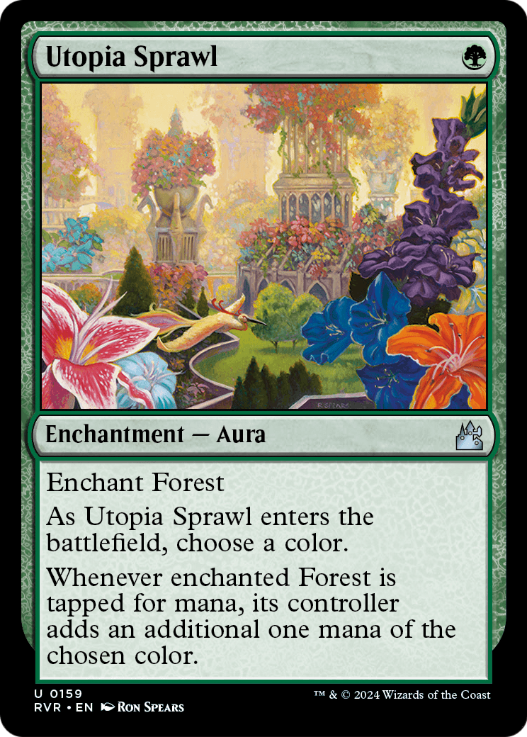 Utopia Sprawl (RVR-159) [Ravnica Remastered] Foil