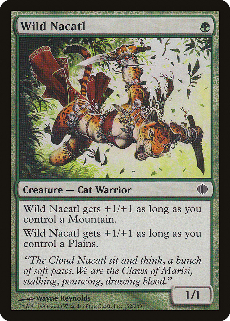 Wild Nacatl (ALA-152) [Shards of Alara]