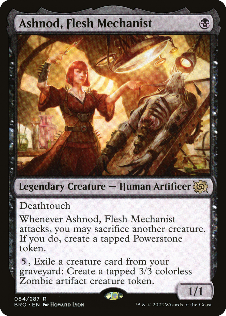 Ashnod, Flesh Mechanist (BRO-084) [The Brothers' War] Foil
