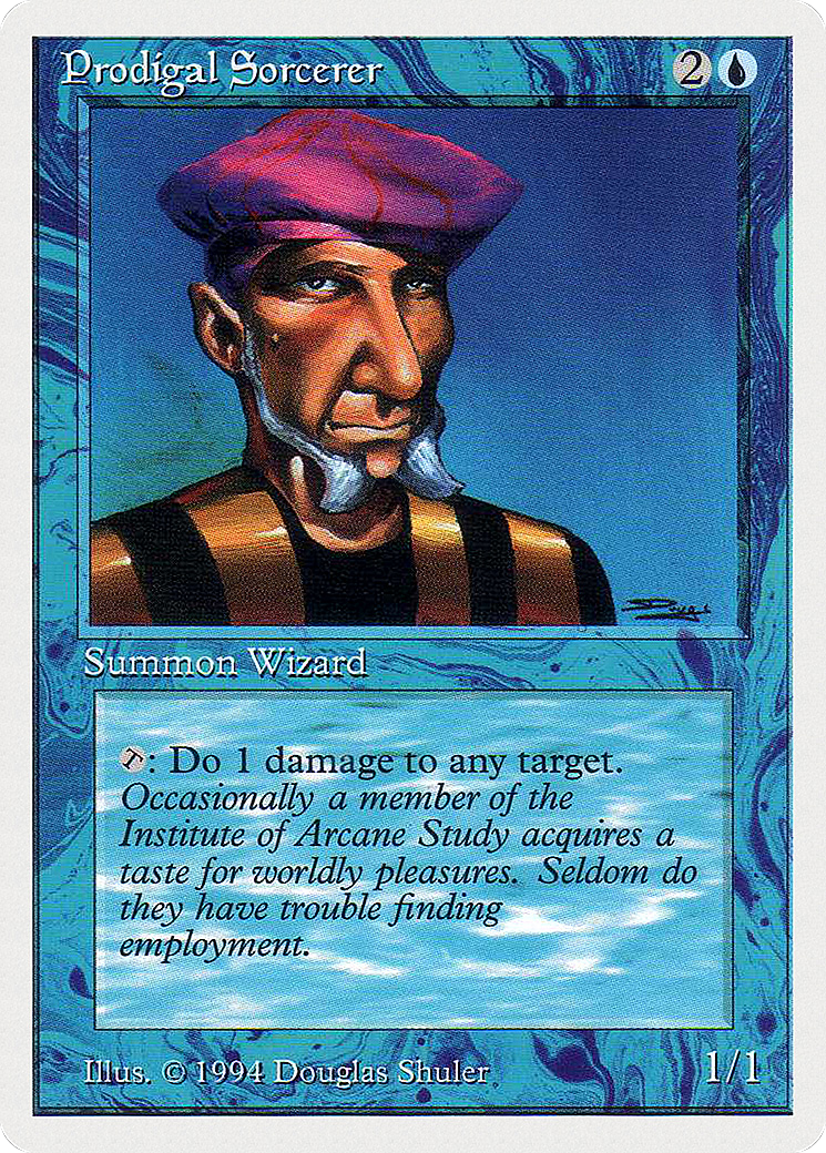 Prodigal Sorcerer (SUM-075) [Summer Magic / Edgar]