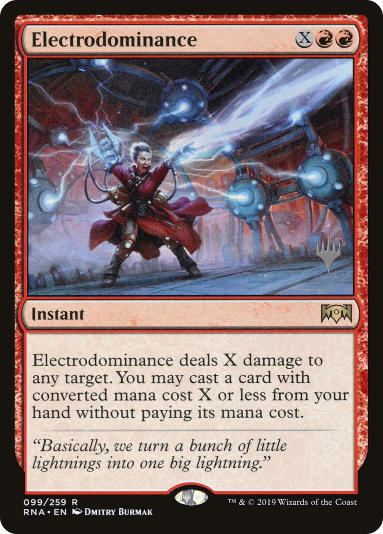 Electrodominance (PPELD-099) [Promo Pack: Ravnica Allegiance Promos] Foil