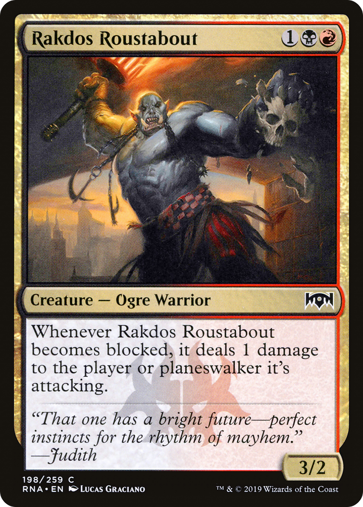 Rakdos Roustabout (RNA-198) [Ravnica Allegiance]