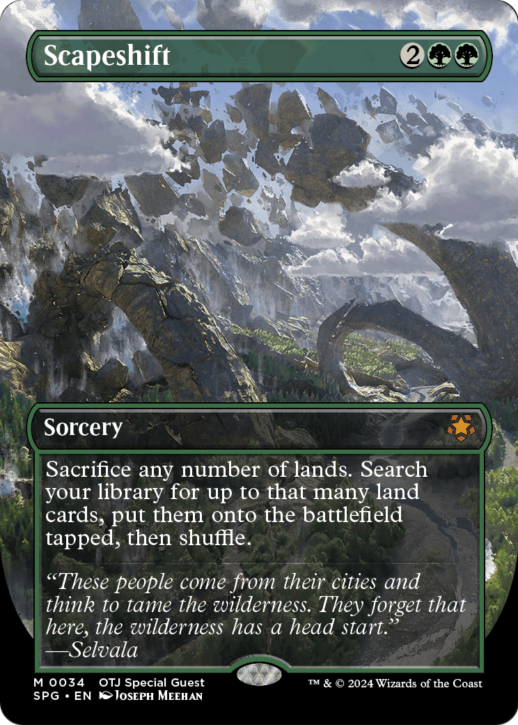 Scapeshift (Borderless) (SPG-034) [Special Guests]