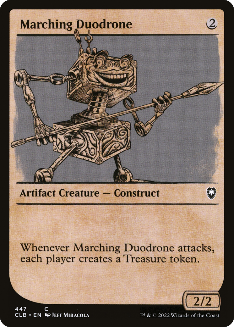 Marching Duodrone - Foil - Showcase [Commander Legends: Battle for Baldur's Gate]