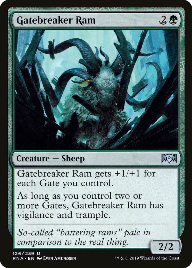 Gatebreaker Ram (RNA-126) [Ravnica Allegiance] Foil