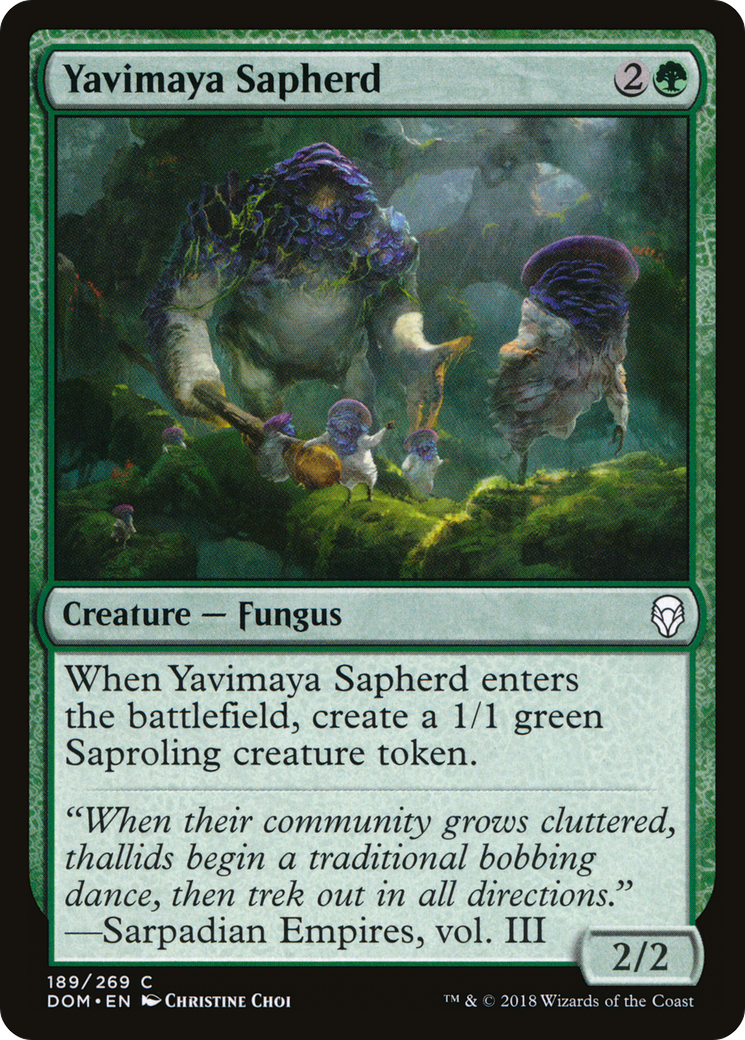 Yavimaya Sapherd (DOM-189) [Dominaria] Foil