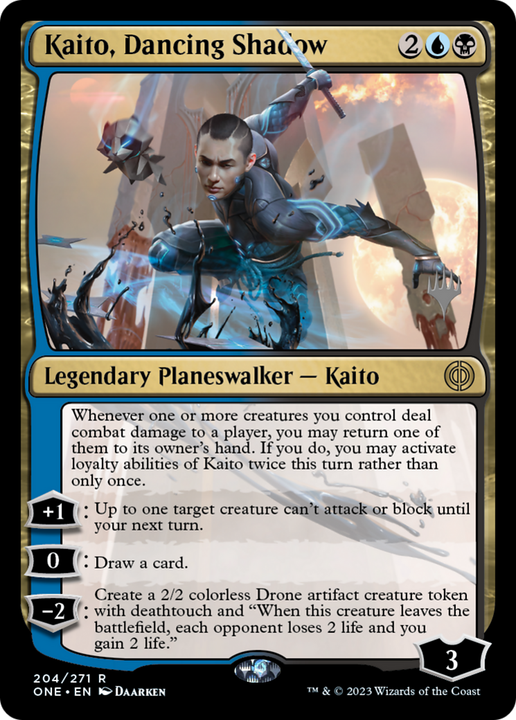 Kaito, Dancing Shadow (PPONE-204) [Promo Pack: Phyrexia: All Will Be One Promos]