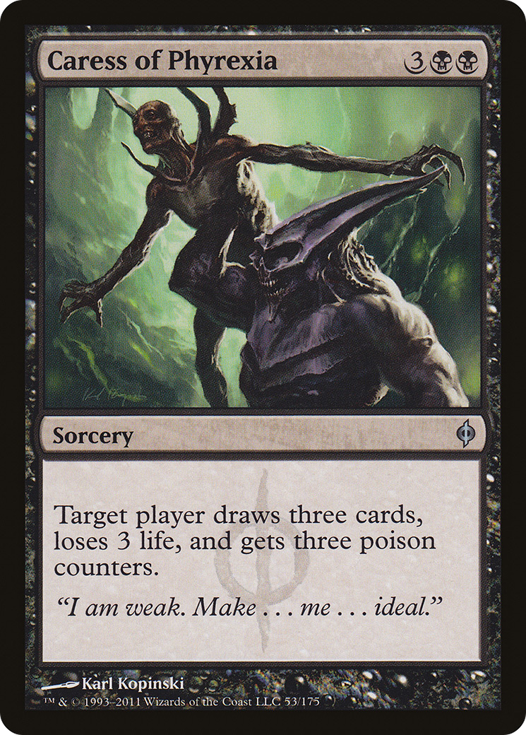 Caress of Phyrexia (NPH-053) [New Phyrexia] Foil