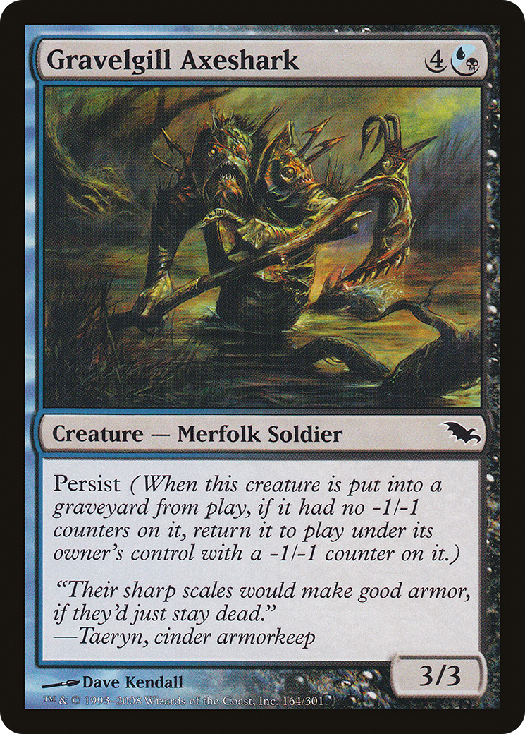 Gravelgill Axeshark (SHM-164) [Shadowmoor]