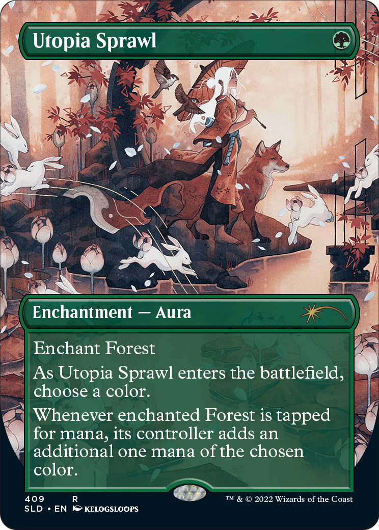 Utopia Sprawl (Borderless) (SLD-409) (Borderless) [Secret Lair Drop] Foil