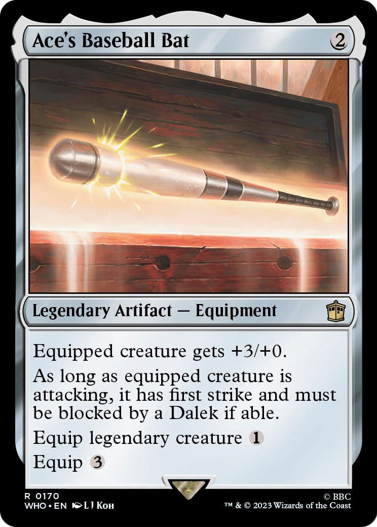 Ace's Baseball Bat (WHO-170) [Doctor Who]