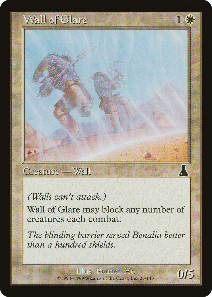 Wall of Glare (UDS-025) [Urza's Destiny] Foil
