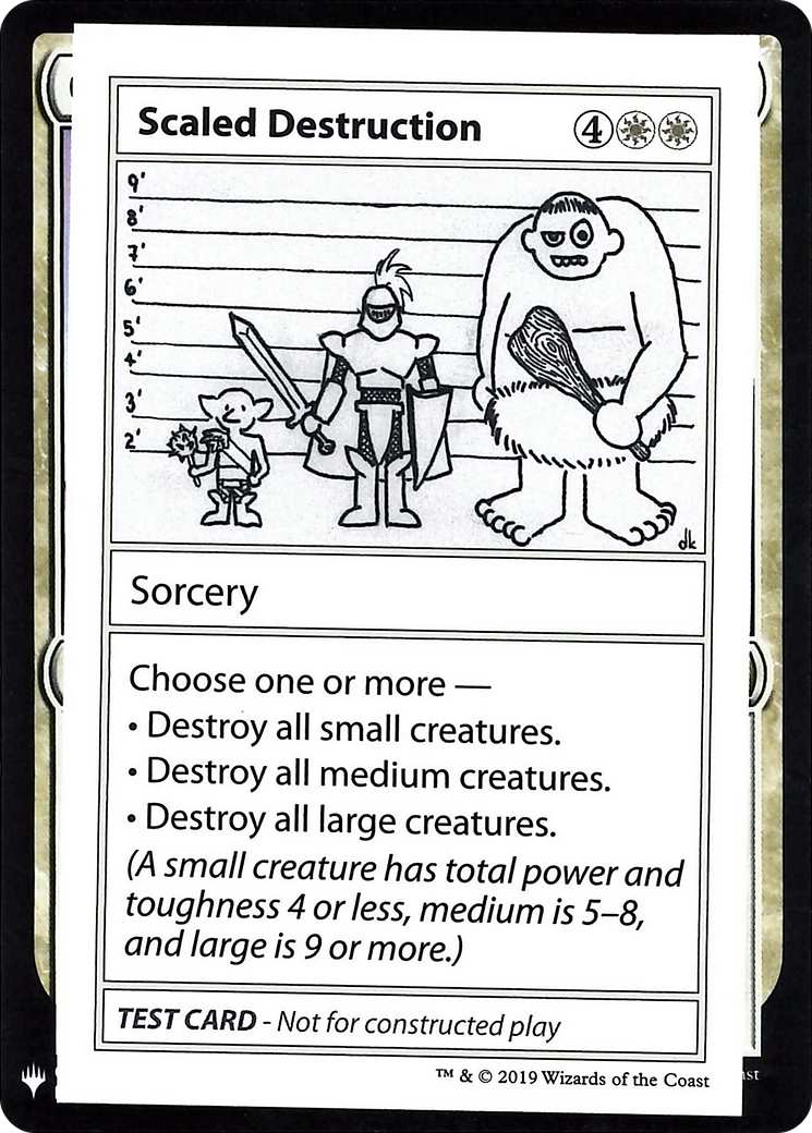 Scaled Destruction [Mystery Booster Playtest Cards 2019]
