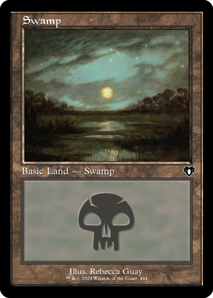 Swamp (CMM-444) (Retro Frame) [Commander Masters] Foil