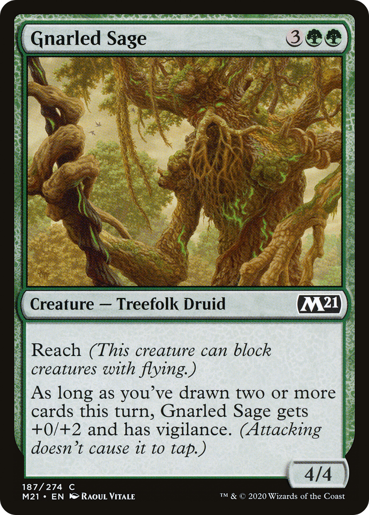 Gnarled Sage (M21-187) [Core Set 2021]