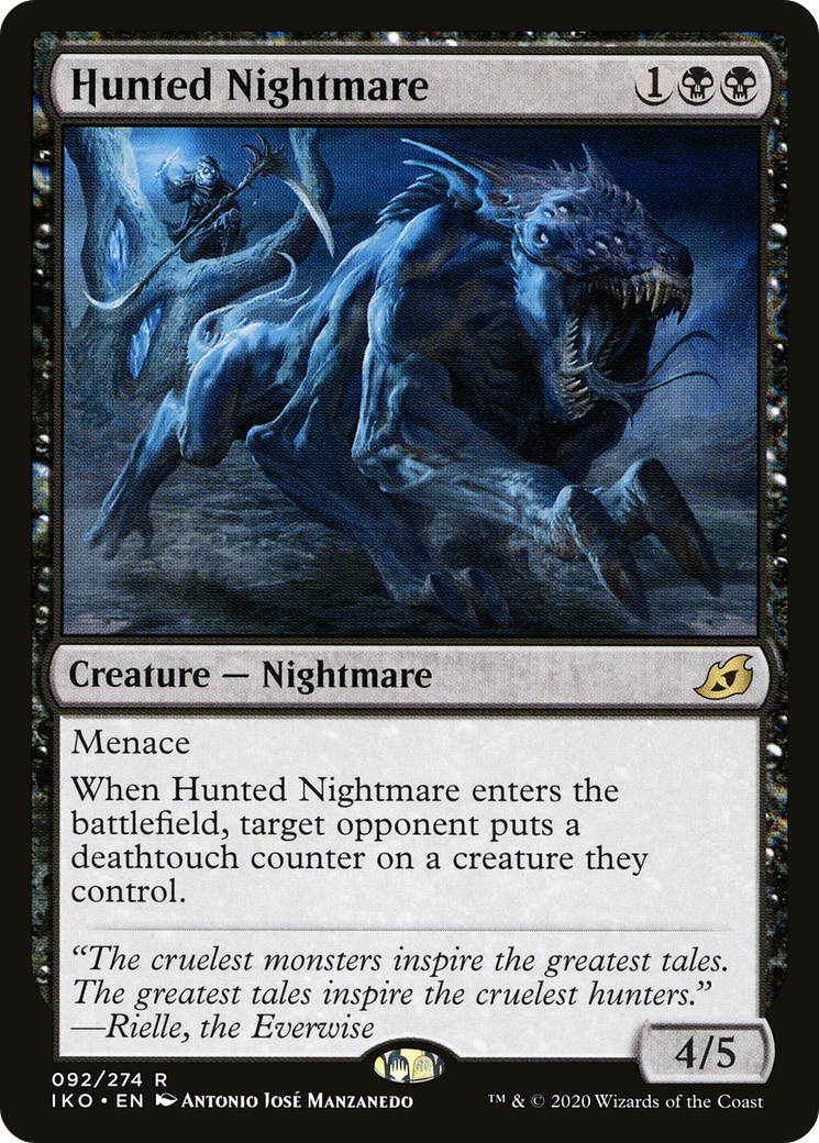 Hunted Nightmare (IKO-092) [Ikoria: Lair of Behemoths] Foil