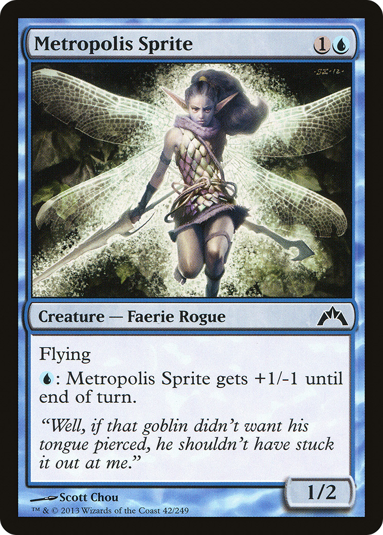 Metropolis Sprite (GTC-042) [Gatecrash] Foil
