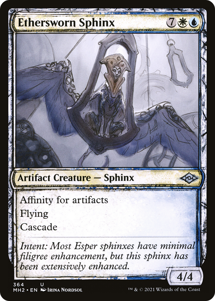 Ethersworn Sphinx (Showcase) (MH2-364) [Modern Horizons 2] Foil