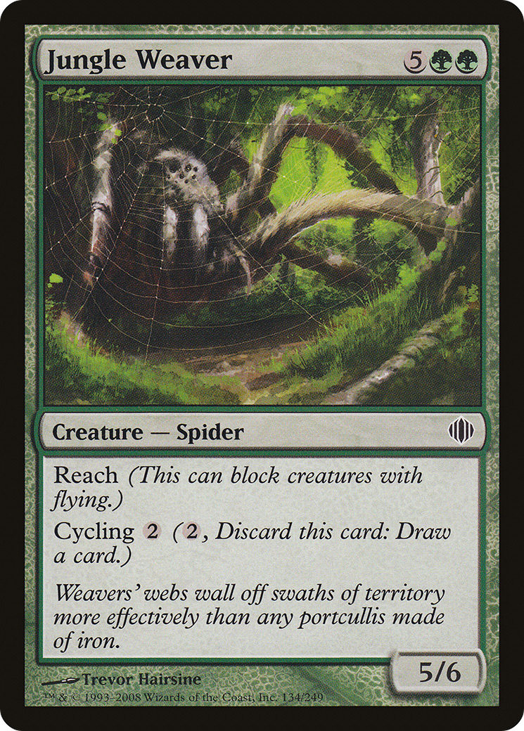 Jungle Weaver (ALA-134) [Shards of Alara] Foil