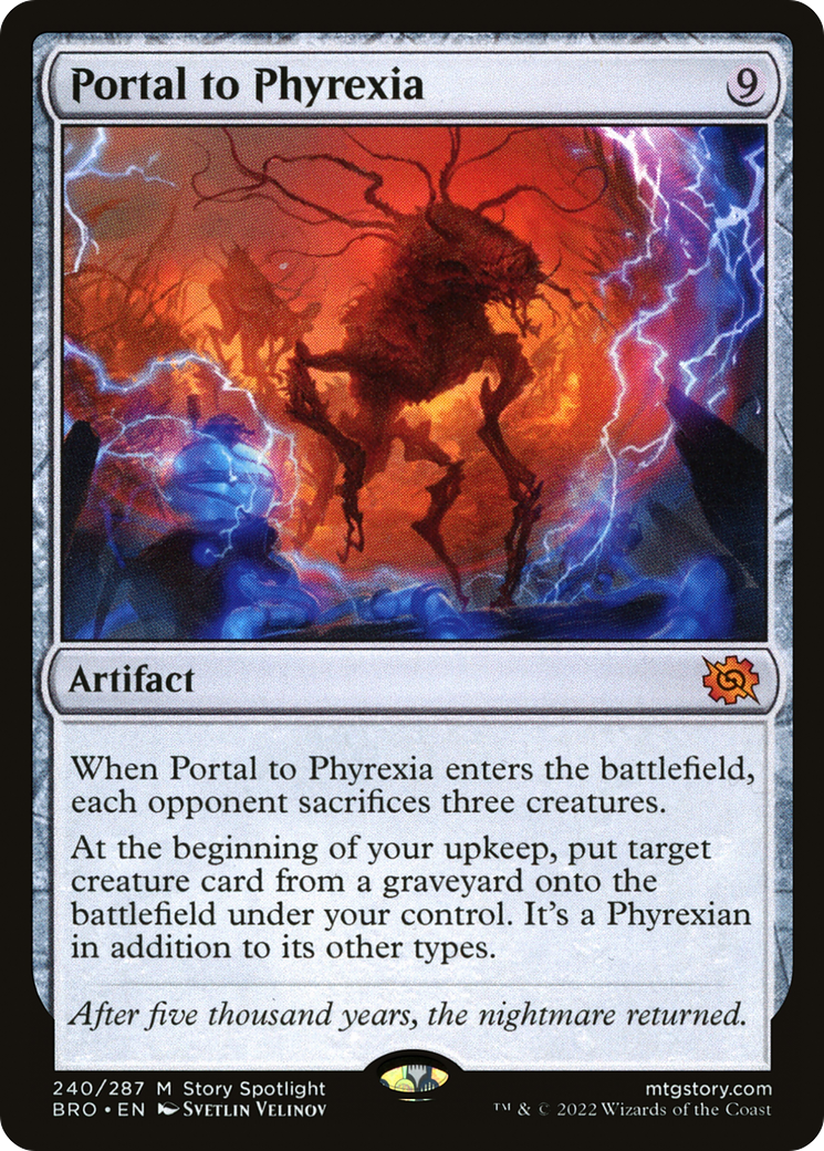 Portal to Phyrexia (BRO-240) [The Brothers' War] Foil