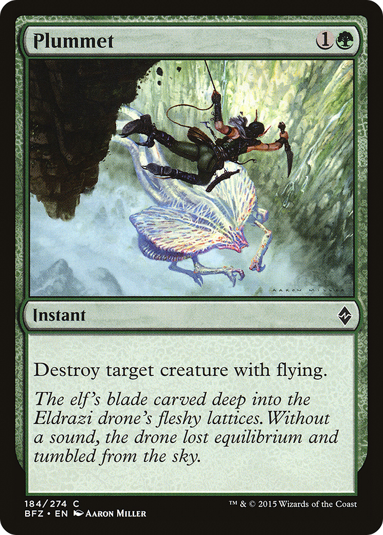 Plummet (BFZ-184) [Battle for Zendikar]