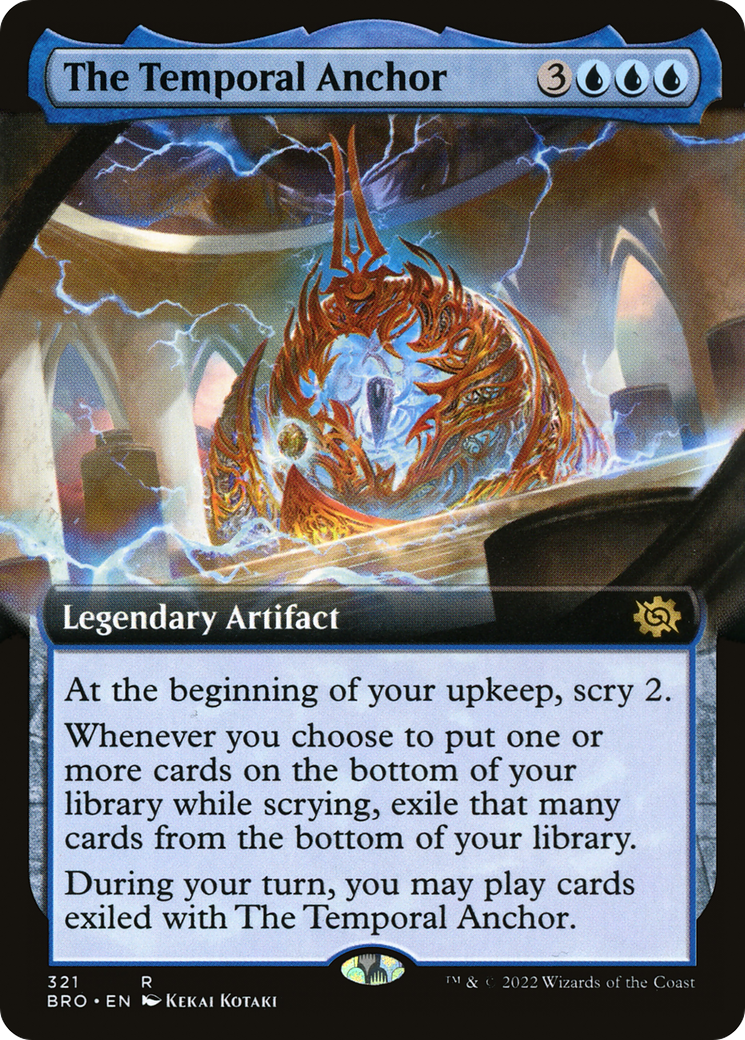 The Temporal Anchor (Extended Art) (BRO-321) [The Brothers' War] Foil