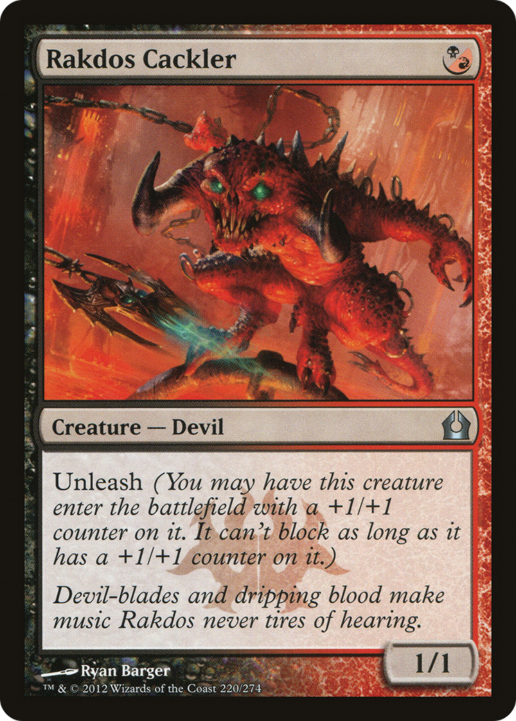 Rakdos Cackler (RTR-220) [Return to Ravnica] Foil