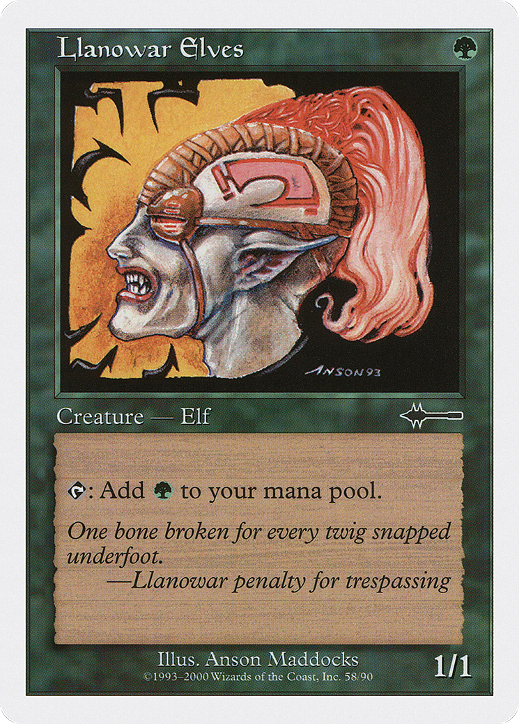 Llanowar Elves (BTD-058) [Beatdown Box Set]