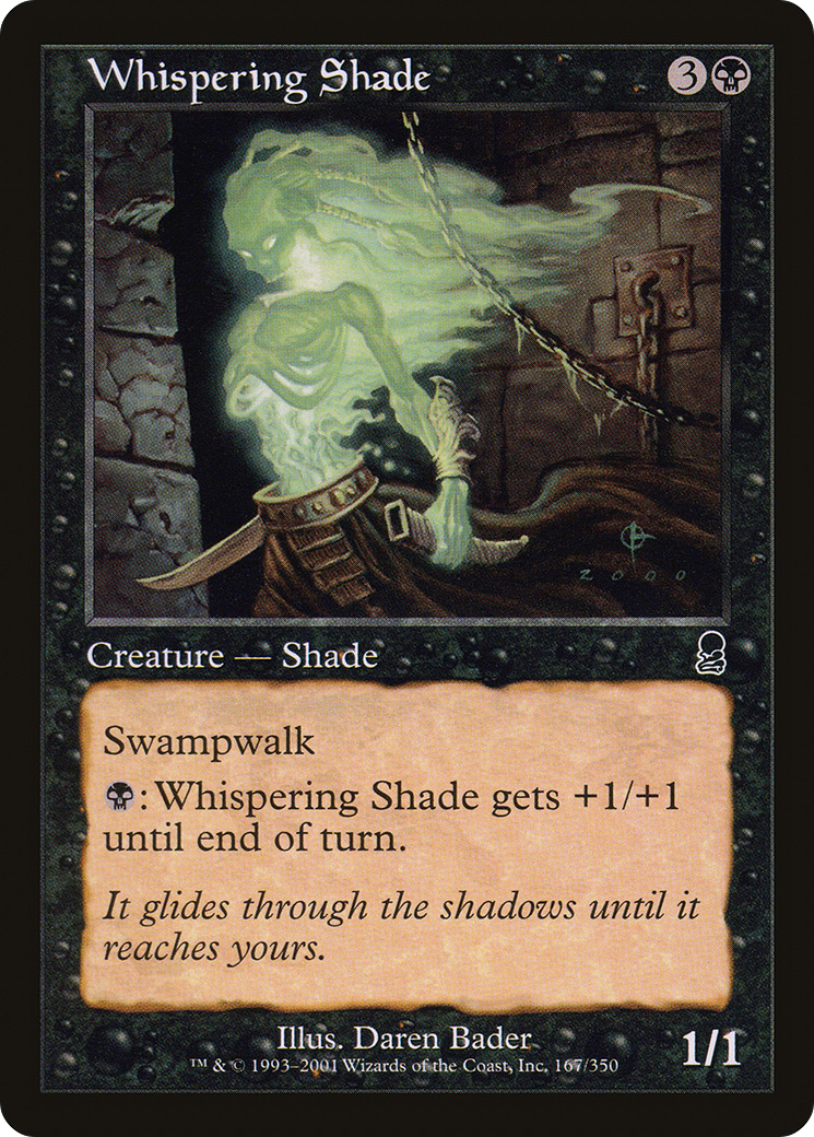 Whispering Shade (ODY-167) [Odyssey] Foil