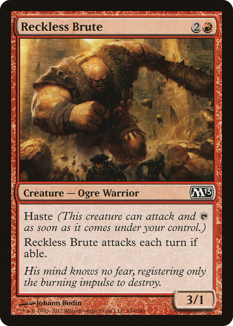 Reckless Brute (M13-144) [Magic 2013] Foil