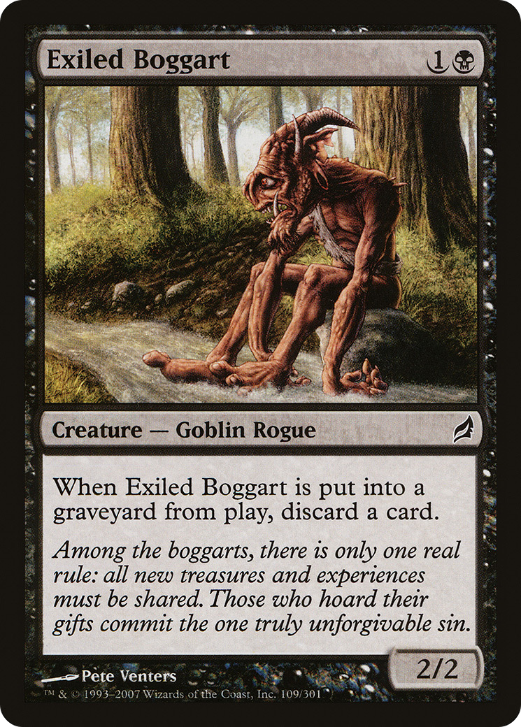 Exiled Boggart (LRW-109) [Lorwyn]