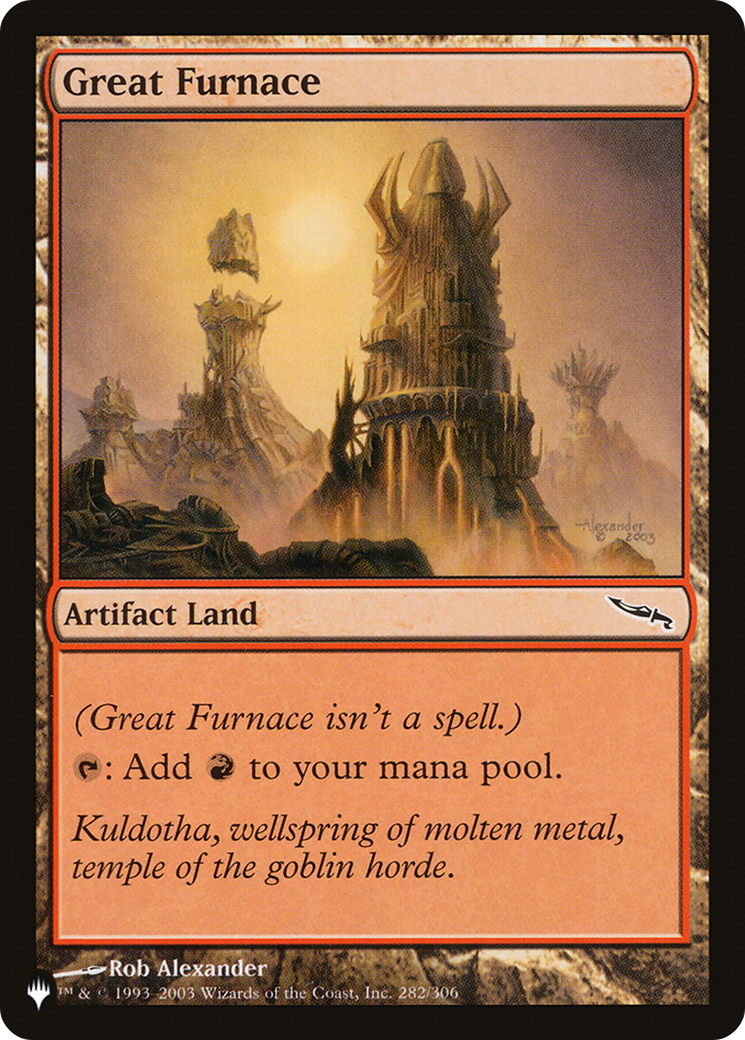 Great Furnace (MRD) (LIST-282/306) [The List]