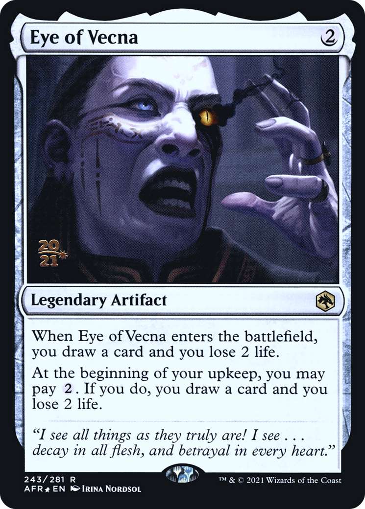 Eye of Vecna (PRE-243) [Adventures in the Forgotten Realms Promos] Foil